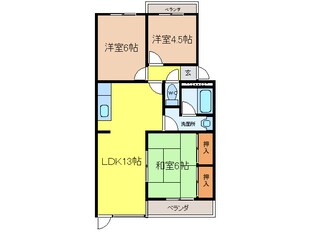 エクセレント白山の物件間取画像